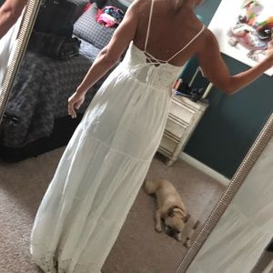 Nanette Lepore lace up dress